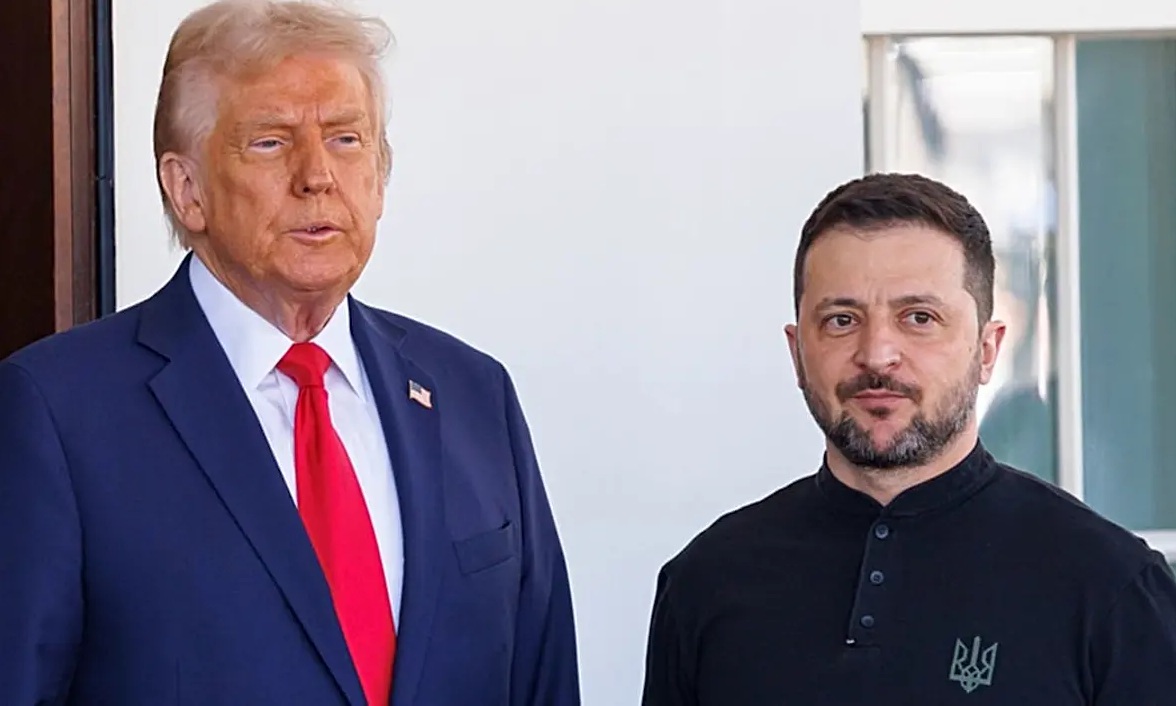Donald Trump i Wołodymyr Zełenski