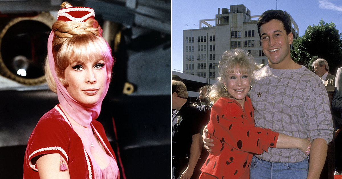 Barbara Eden z synem Matthew
