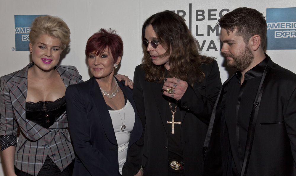 Ozzy Osbourne z rodziną