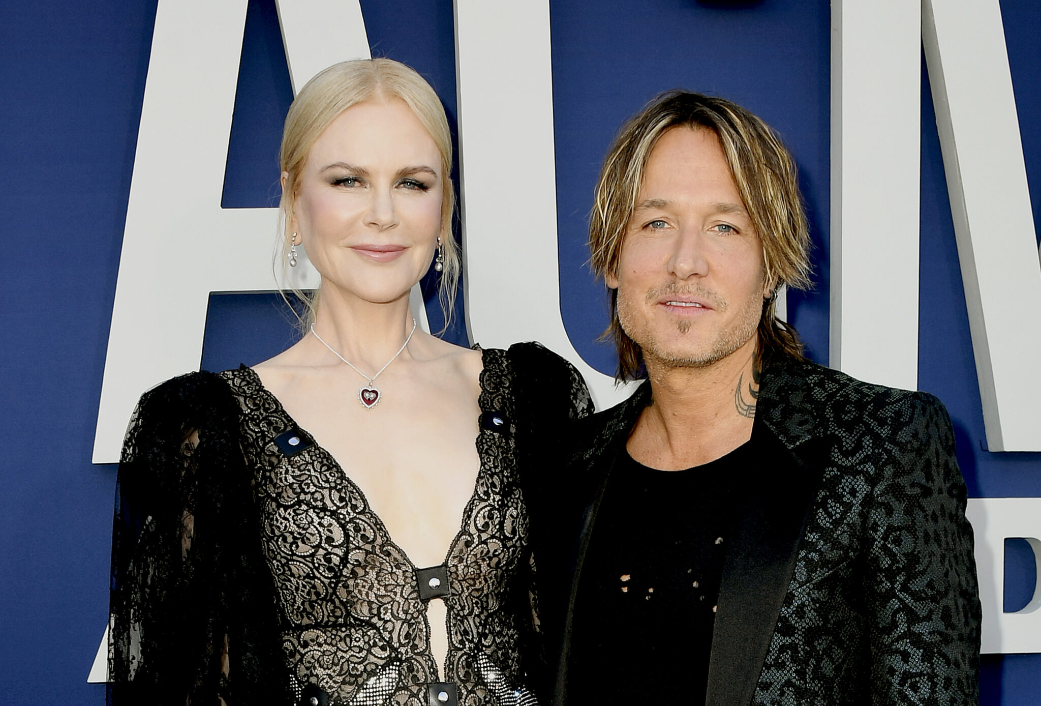 Nicole Kidman i Keith Urban na 54. gali wręczenia nagród Academy Of Country Music Awards w MGM Grand Hotel & Casino