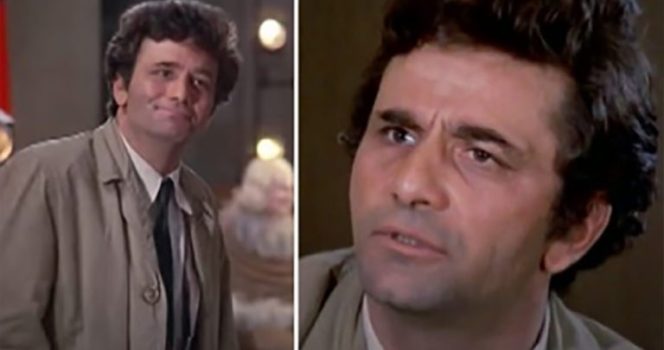 Peter Falk w serialu „Columbo”.