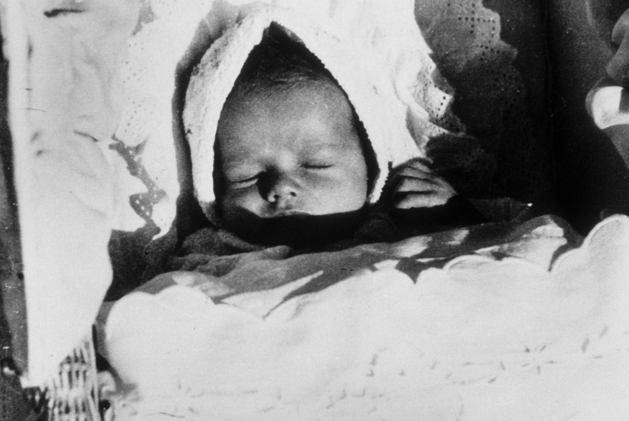 Arnold Schwarzenegger w wieku trzech miesięcy