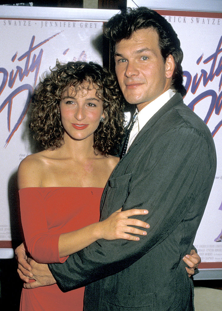 Jennifer Grey w objęciach z Patrickiem Swayzem