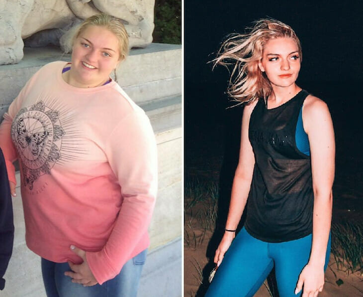 Josie Desgrand przed i po przemianie