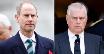 Książę Edward (po lewej) i Andrzej (po prawej)