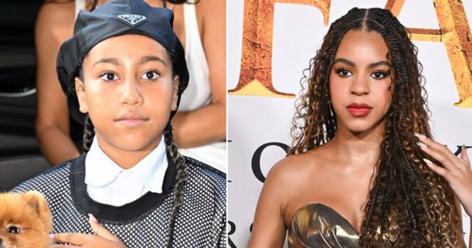 North West (po lewej) i Blue Ivy Carter (po prawej)