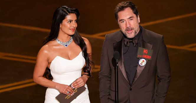 Javier Bardem i Priyanka Chopra Jonas na Oskarach