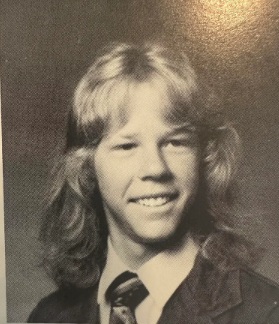James Hetfield jako młody chłopak