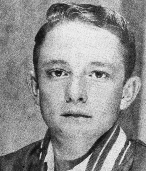 Johnny Cash jako nastoletni chłopiec