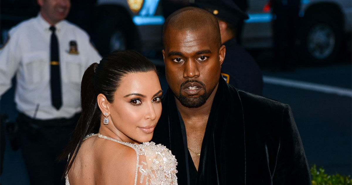 Kim Kardashian i Kanye West na gali w 2015 roku