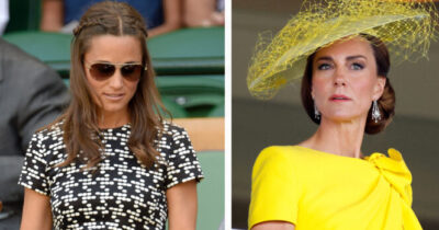 Pippa MIddleton (po lewej) i Kate Middleton (po prawej)
