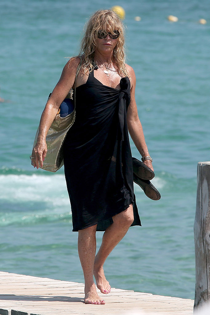 Goldie Hawn na pomoście 