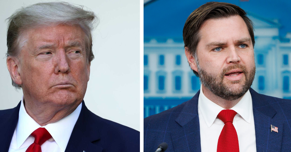 Yksityiskohta JD Vancen asussa sai Donald Trumpin hämilleen.