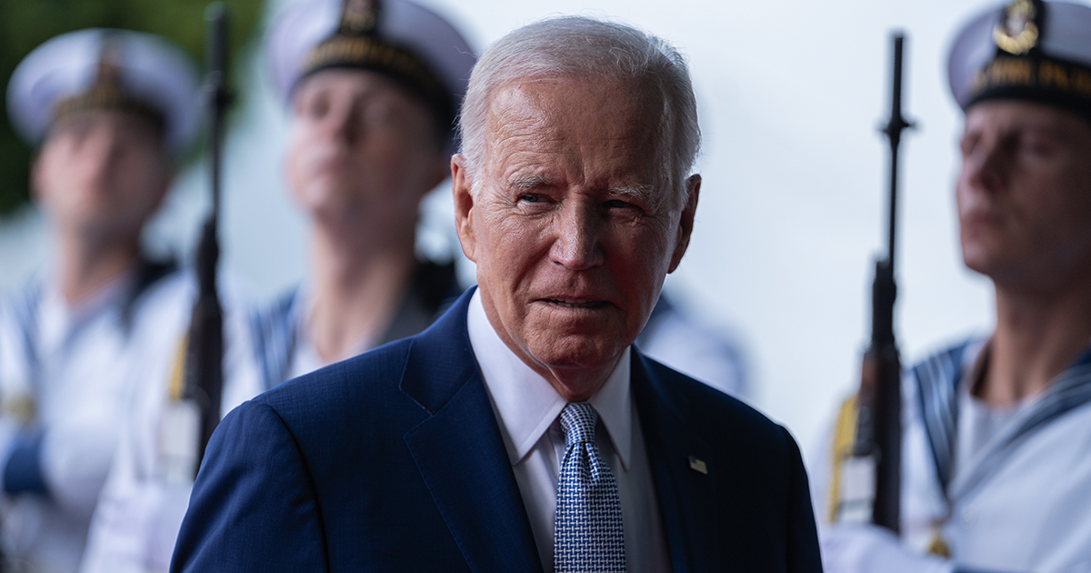 Joe Biden Vilnassa vuonna 2023.