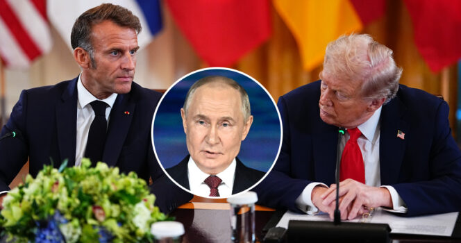 Donald Trump kuiskasi yllättävät sanat Vladimir Putinista Emmanuel Macronille ennen kokousta.