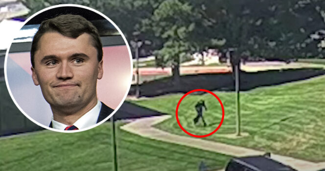 Charlie Kirk ja epäilty ampuja. AOP ja FBI