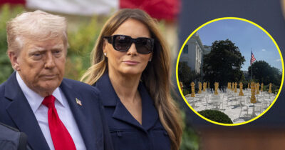 Donald ja Melania Trump. Rose Garden Valkoinen talo. Kuvat: AOP
