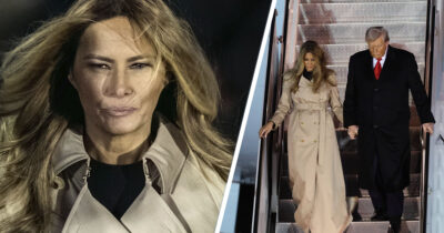 Melania Trump ja Donald Trump. Kuva: AOP