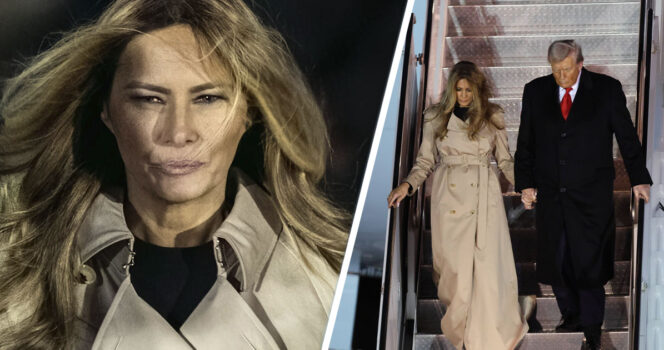 Melania Trump ja Donald Trump. Kuva: AOP