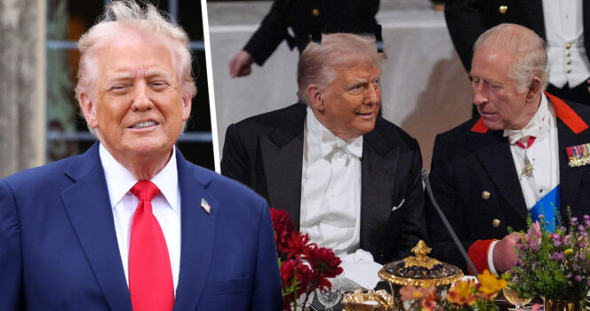 Huuliltalukija paljastaa, mitä Donald Trump sanoi kuningas Charlesille illallisella.