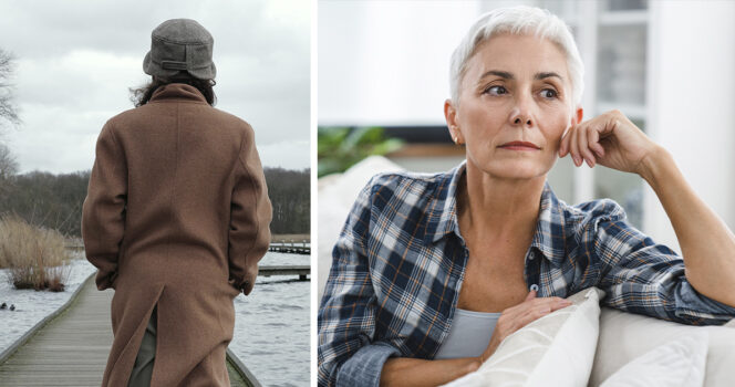 Nainen kävelee, nainen katsoo pois. Kuvat Shutterstock