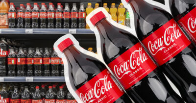 Limsapulloja Coca-cola cocacola. Kuva Shutterstock