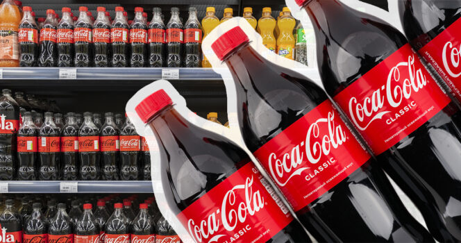 Limsapulloja Coca-cola cocacola. Kuva Shutterstock