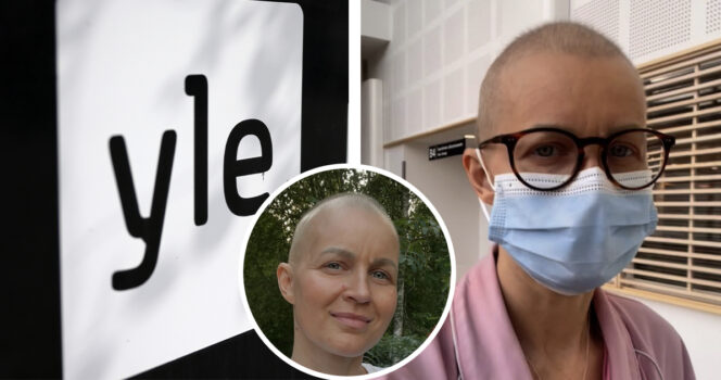 Milla Madetoja ja Yle:n logo. Kuvat AOP ja Instagram