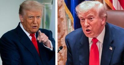 Presidentti Donald Trump kritisoi jyrkästi Time-lehden hänestä julkaisemaa kuvaa.