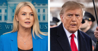 Karoline Leavitt, Donald Trump. Kuva: Shutterstock