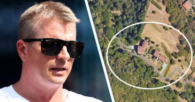Kimi Räikkönen. Räikkösen Comon talo ylhäältä. Kuvat: AOP