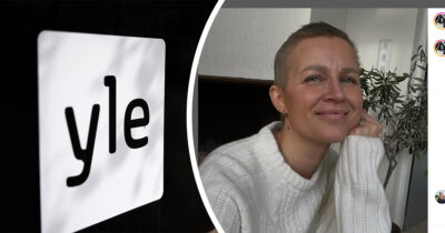 Yle logo, Milla Madetoja. Kuvat AOP ja Instagram