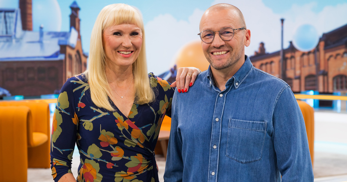 Mikko Suursalmi ja Ripsa Papunen-Koskinen hämmentyivät Sami Hedbergin tempusta.