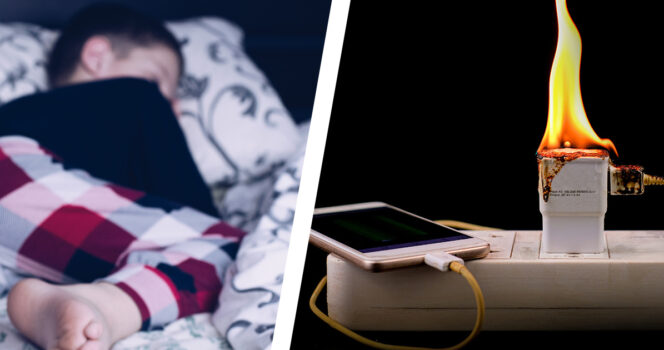 9-vuotias poika sai palovammoja ladattuaan älylaitetta sängyssä yöllä.