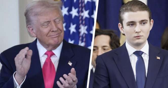 Donald Trump vahvisti poikansa muuttaneen Valkoiseen taloon.