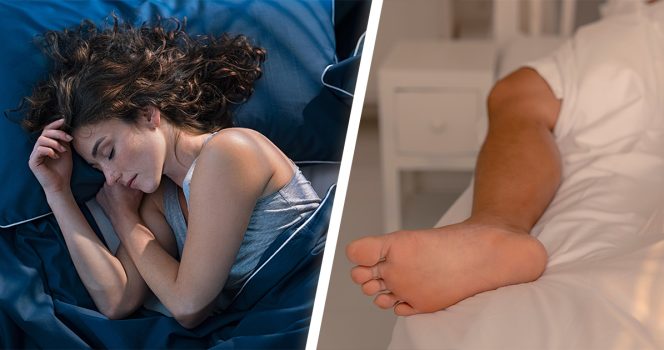 Nukkuva nainen, jalka. Kuvat: Shutterstock