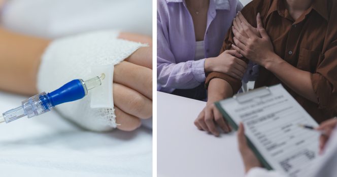 Pienen tytön oireita luultiin ensin flunssaksi, kunnes lääkäri totesi hänellä syövän.