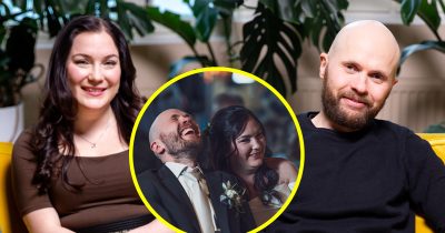 Ensitreffit alttarilla Iina ja Mikko