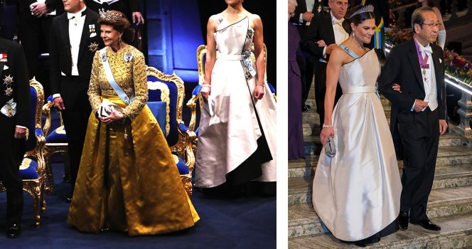 Kuningatar Silvia ja kruunuprinsessa Victoria.