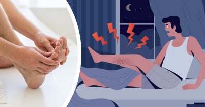 Jalka ja jalkakramppi. Kvat: Shutterstock