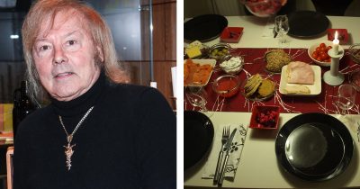 Danny (vas.) ja suomalainen jouluateria