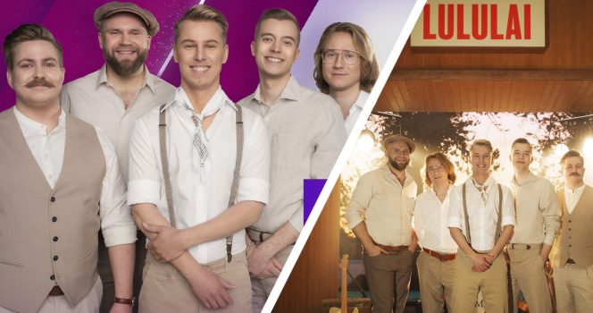 Komiat -yhtye kilpailee UMK:ssa kappaleella Lululai, joka julkaistiin maanantaina.