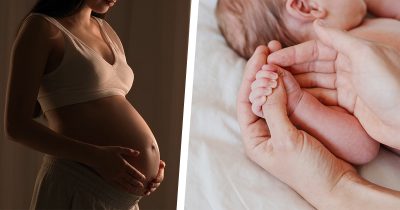 Raskausvatsa. Vauvan käsi. Kuvat: Shutterstock