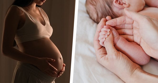 Raskausvatsa. Vauvan käsi. Kuvat: Shutterstock