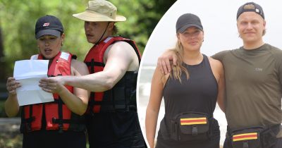 Sara Sieppi ja Artturi Sieppi Amazing Race Suomi -ohjelmassa.