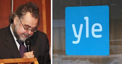 Jari Aula, Ylen logo. Kuvat: Anneli Salo, AOP.