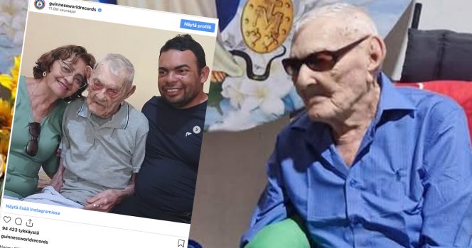 João Marinho Neto on maailman vanhin elossa oleva mies.
