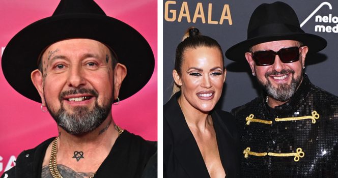 Esko Eerikäinen, vasemmalla Martina Aitolehden kanssa.