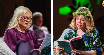 Linda Lampenius, Alma Pöysti. Kuvat: Yle Pressi