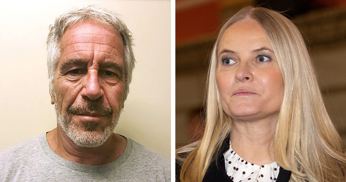Jeffrey Epstein, Mette-Marit. Kuvat: AOP